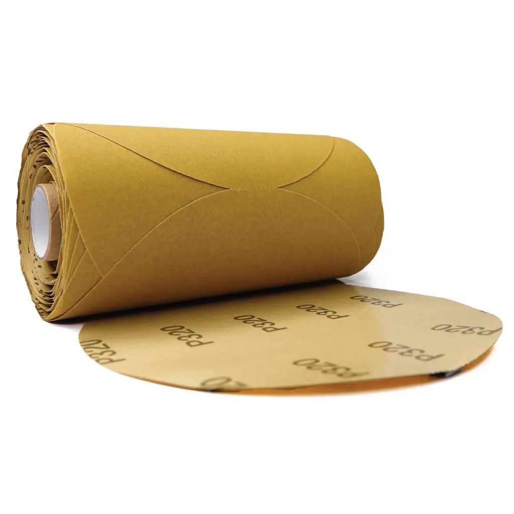 Picture of ARC Abrasives 6In 320X 100 Psa Gold Disc Roll Disc Roll On
